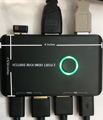 Ablewe Two Port HDMI KVM Switch